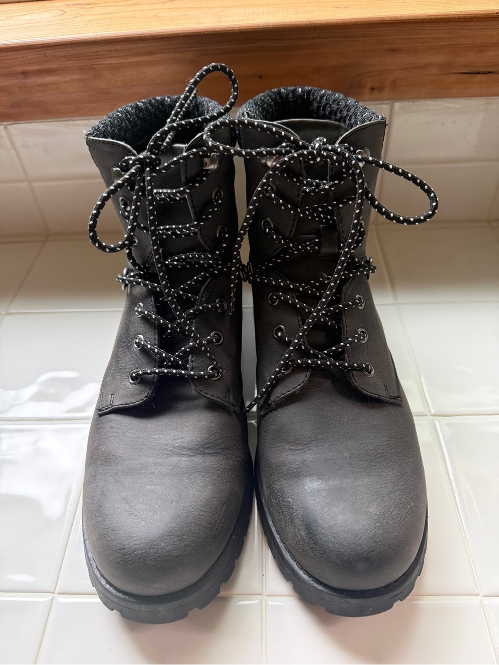 Cliffs by WHITE MOUNTAIN Gray Lace-Up Boots